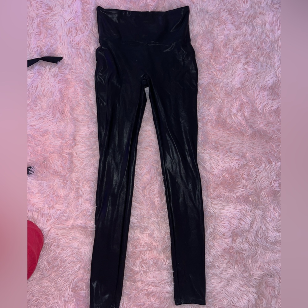 Spanz pleather pants